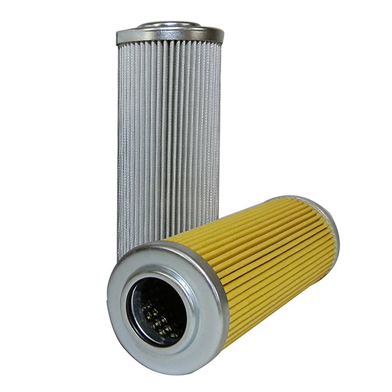 There is a replacement ARGO-HYTOS filter element on the yellow background.
